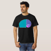 Golden Ratio Elephant - Fibonacci Spiral 3 T-shirt (Voorkant volledig)