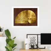 Golden Ratio, Fibonacci Spiral Poster (Thuiskantoor)