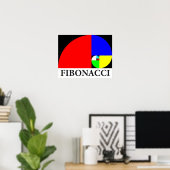 Golden Ratio, Fibonacci Spiral Poster (Thuiskantoor)