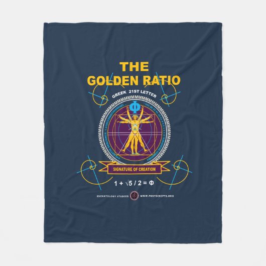 Golden Ratio Fleece Deken (Voorkant)