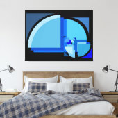 Golden Ratio Geconstrueerd Poster Canvas Afdruk (Insitu (Slaapkamer))