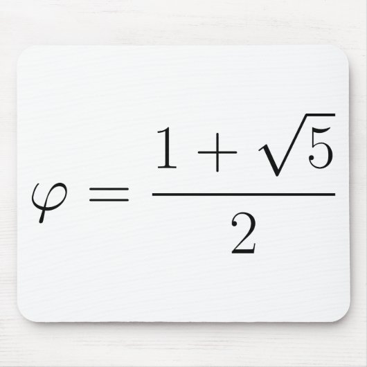Golden ratio muismat (Voorkant)