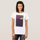 Golden Ratio Squares T-shirt (Voorkant volledig)