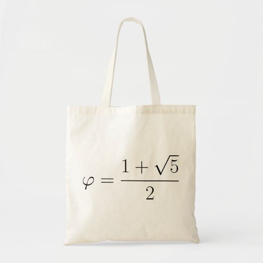 Golden ratio tote bag (Voorkant)
