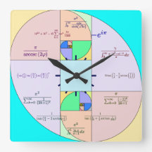 Golden Ratio Wiskunde Clock