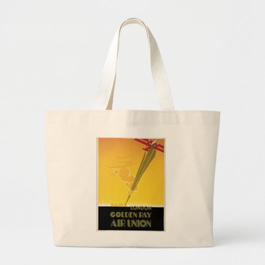 Golden Ray Air Union Grote Tote Bag (Voorkant)
