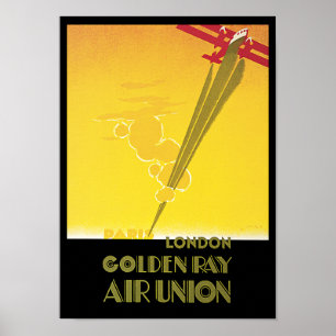 Golden Ray Air Union Poster