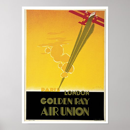 Golden Ray Air Union Poster (Voorkant)
