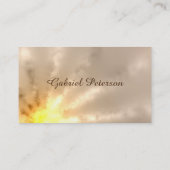 Golden Ray of Light Visitekaartje (Achterkant)