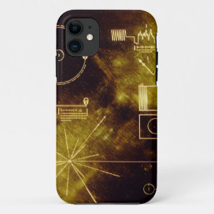 Golden Record van de Voyager iPhone 11 Hoesje