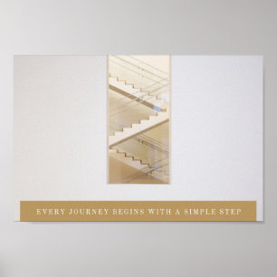 Golden Rectangle Geometric Quote Poster
