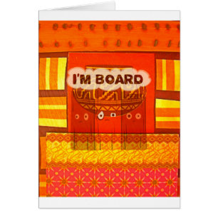 Golden Red African Traditional Colors Funny Am bor