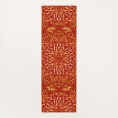 Golden Red Mandala Yogamat (Achterkant)