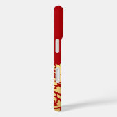 Golden Red Paisleys Indiaan Case-Mate iPhone Case (Achterkant / Rechts)