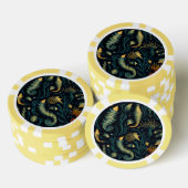 Golden Reefs Poker Chips (Opstapeling)