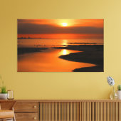 Golden Reflections Canvas Afdruk (Insitu (Woonkamer))