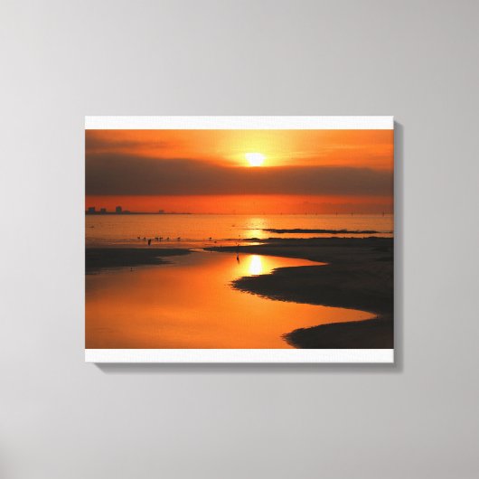 Golden Reflections Canvas Afdruk (Voorkant)