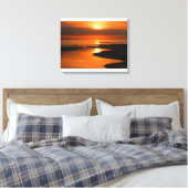 Golden Reflections Canvas Afdruk (Insitu (Slaapkamer))