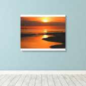 Golden Reflections Canvas Afdruk (Insitu (Houten vloer))