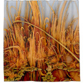 Golden Reflections Shower Curtain Douchegordijn (Voorkant)