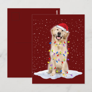 Golden rekwiekkerstboom met lucifers briefkaart