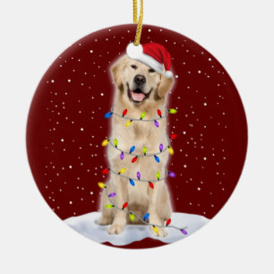 Golden rekwiekkerstboom met lucifers keramisch ornament