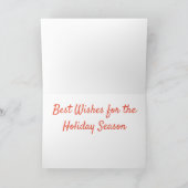 Golden Retreiver Holiday Kaart (Binnen)