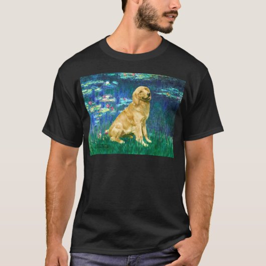 Golden Retriever 1 - Lelies 5 T-shirt (Voorkant)