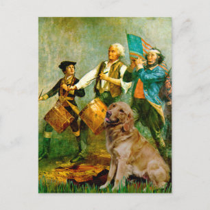 Golden Retriever 1 - Spirit of ' 76 Briefkaart