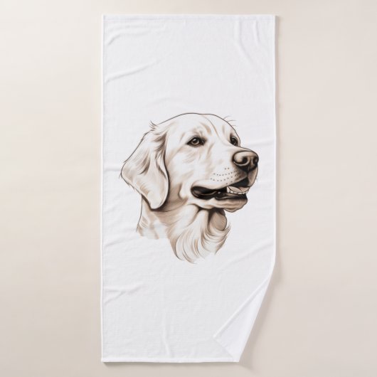 Golden Retriever 2 (Serviette de bain)