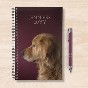 Golden Retriever 2019 Gepersonaliseerde naam Planner