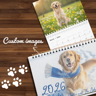 Golden Retriever 2026 Agenda – Schattige Maandelij Kalender