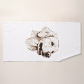 Golden Retriever 2 Badhanddoek (Badhanddoek)