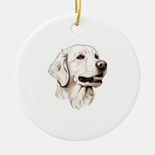 Golden Retriever 2 Keramisch Ornament
