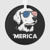 Golden Retriever 4 juillet Merica (dos)