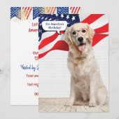 Golden Retriever, 4 juli Kaart (Voorkant / Achterkant)