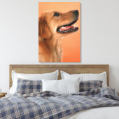 Golden Retriever 5 Canvas Afdruk (Insitu (Slaapkamer))