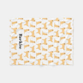 Golden Retriever - Aangepaste verpakking - Dog Fleece Deken (Voorkant (Horizontaal))