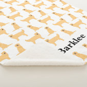 Golden Retriever - Aangepaste verpakking - Dog Sherpa Deken (3/4)