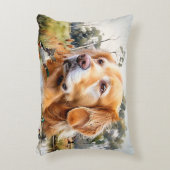 Golden Retriever Accent Kussen (Voorkant(Verticaal))