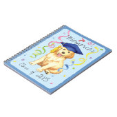 Golden Retriever Afstuderen Notitieboek (Linkerzijde)
