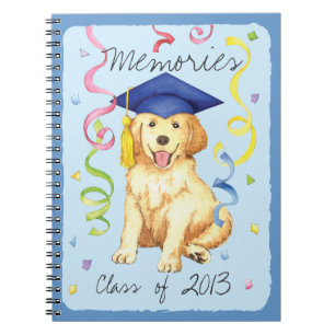 Golden Retriever Afstuderen Notitieboek