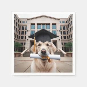 Golden Retriever Afstuderen Servet