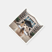 Golden Retriever Afstuderen Servet (Hoek)