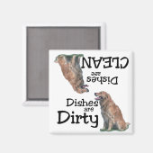 Golden Retriever Amateurs de lave-vaisselle Magnet (Recto/Verso)