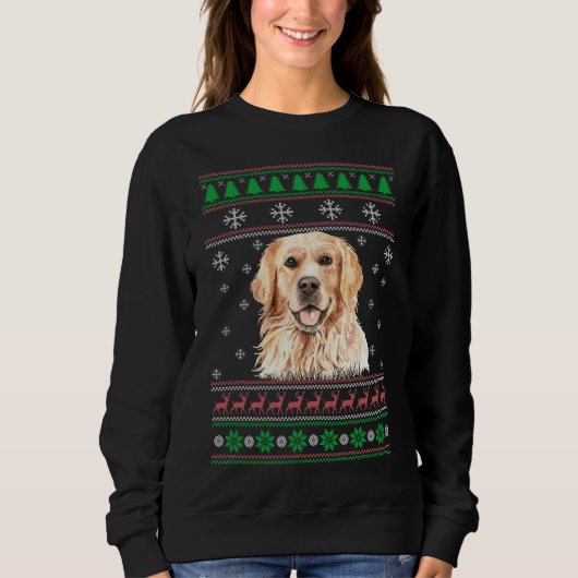 Golden Retriever Amoureux des chiens Ugly Sweat de (Devant)