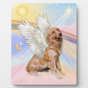 Golden Retriever Angel (B1) Fotoplaat