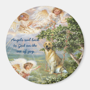 Golden Retriever Angel Magnet Magneet