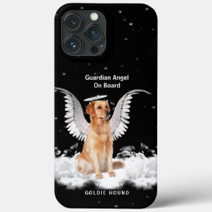 Golden Retriever Angel met Wings en een Halo iPhone 13 Pro Max Hoesje
