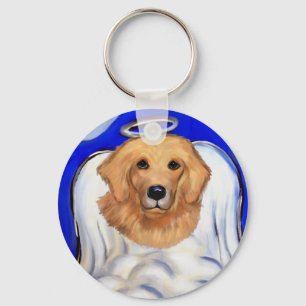 Golden Retriever Angel Sleutelhanger